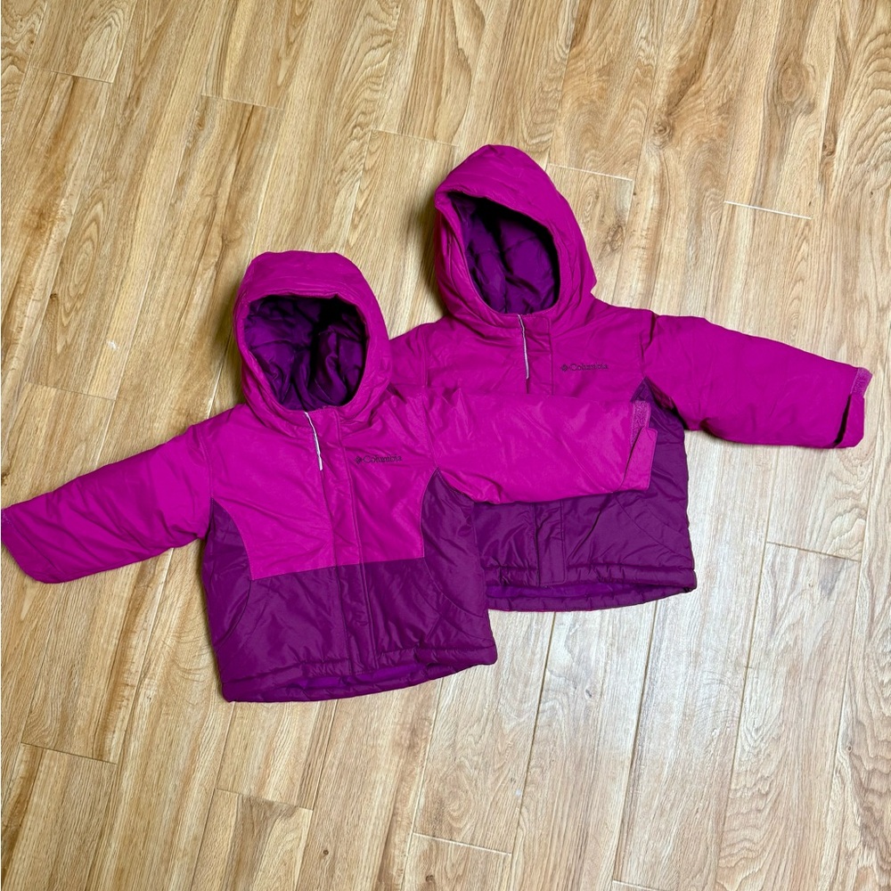 Columbia Girl 2T 3T Cape Royal III Winter Parka Ski Winter Coat Jacket PINK